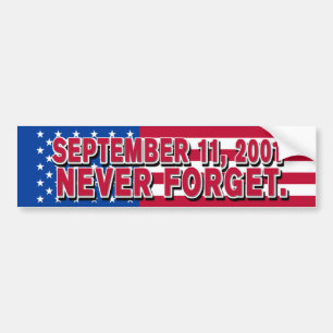 SEPTEMBER 11, 2001 bildekal