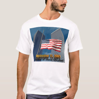 September 11, 2001 tee shirt