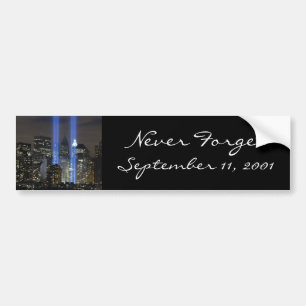 September 11, torn av ljust bildekal