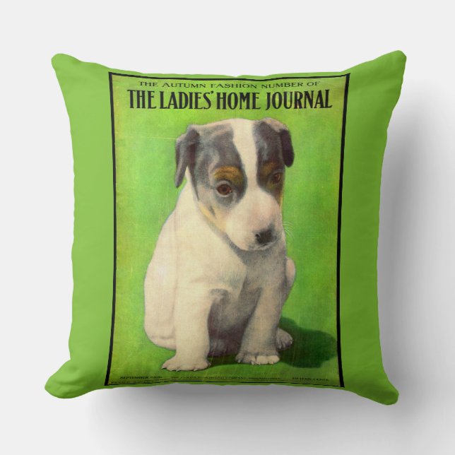 September 1906 Ladies Home Journal omslag valp Kudde (Framsida)