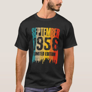 September 1956 65 år Begränsad födelsedagstid Edit T Shirt