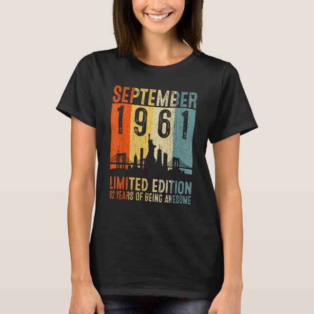 September 1961: 62 år sedan Fantastisk 1 T Shirt (Framsida)