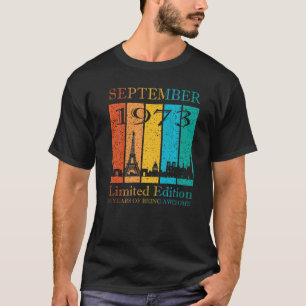 September 1973, 50 år av Fantastisk T Shirt