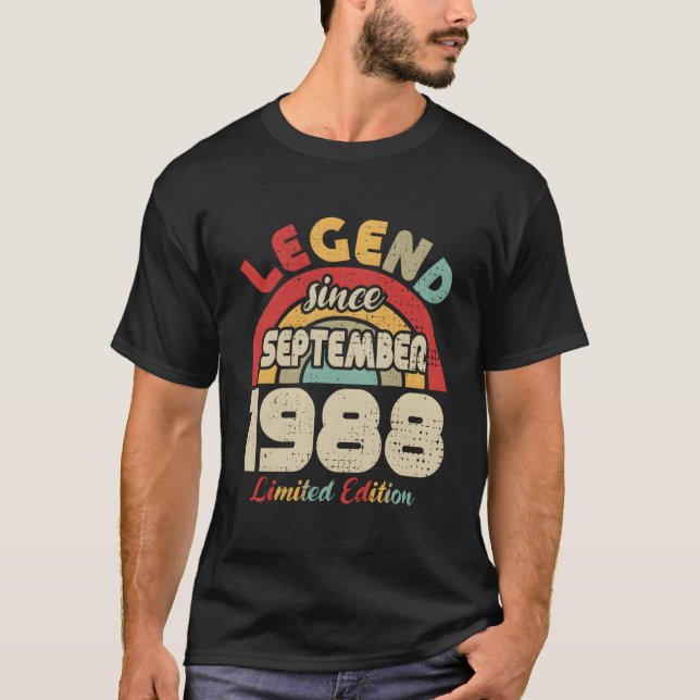 September 1988 Legend Sedan September 1988 T Shirt (Framsida)