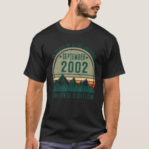 September 2002 20:e dagen 20 år gammal t shirt