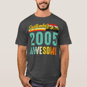 September 2005 Birthday Gift Shirt Vintage Septemb T