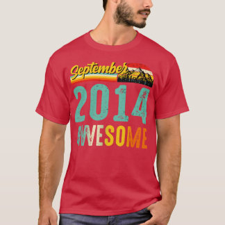 September 2014 Birthday Gift Shirt Vintage Septemb T