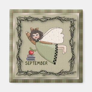 September ängel/felik månadmagnet magnet