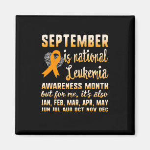 September är den nationella kunskapen om leukemi, magnet