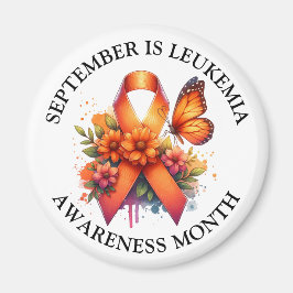 September är Leukemia Awareness Month Magnet