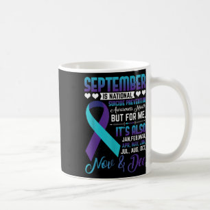 September är nationell medvetenhet om förebyggande kaffemugg