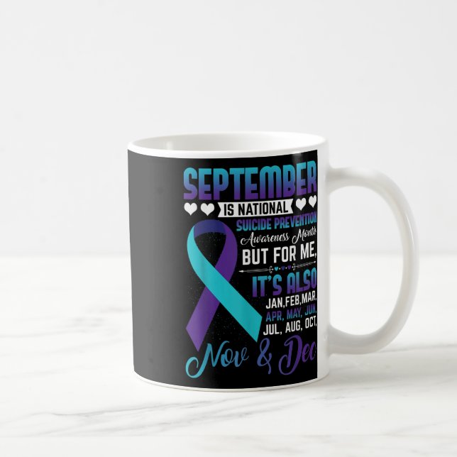 September är nationell medvetenhet om förebyggande kaffemugg (Höger)