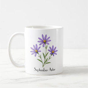September Asterväxter Kaffemugg