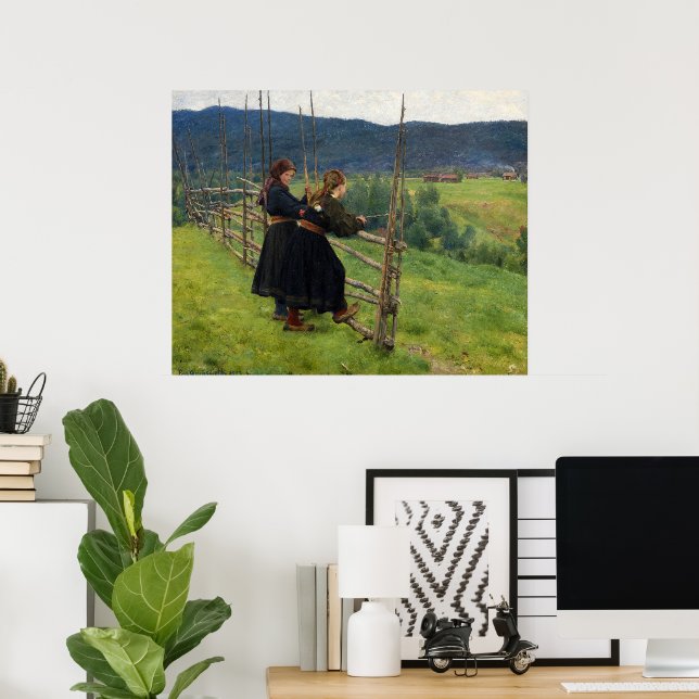 September av Erik Werenskiold Poster (Hemmakontoret)