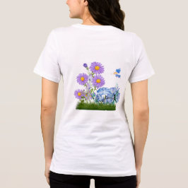September Birth Flowers och Stone T Shirt