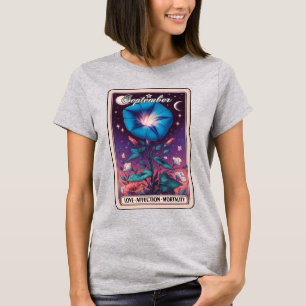September Birth Month Flower Morgon Glory T-Shirt