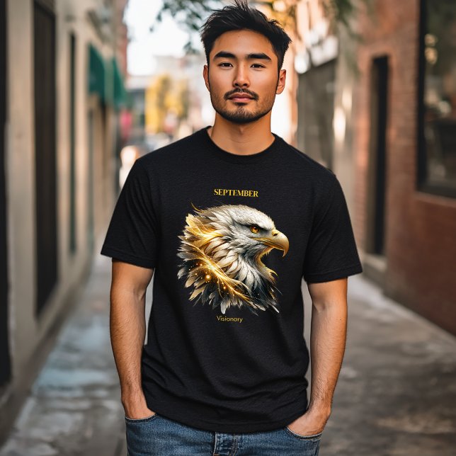 September Birth Month Spirit Animal Eagle Gift T Shirt (Skapare uppladdad)