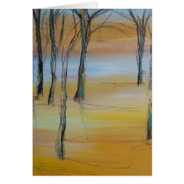 September dimma hälsningskort (Framsidan)