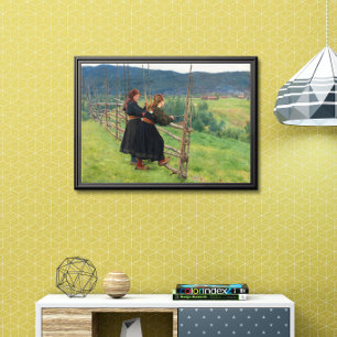 September Erik Werenskiold Fine Art Norge Poster