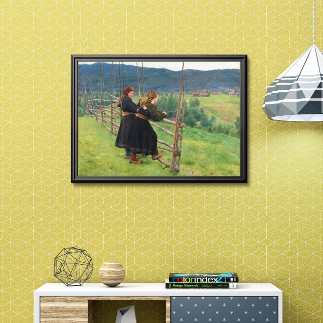 September Erik Werenskiold Fine Art Norge Poster (Skapare uppladdad)