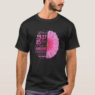 September Flickan 1937 85 år gammal 85:a födelseda T Shirt