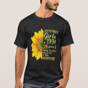 September Flickor 1994, 28 år som är solskyddsblan T Shirt