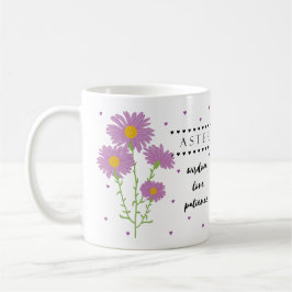 September Flower Mugg med Flower Meanings