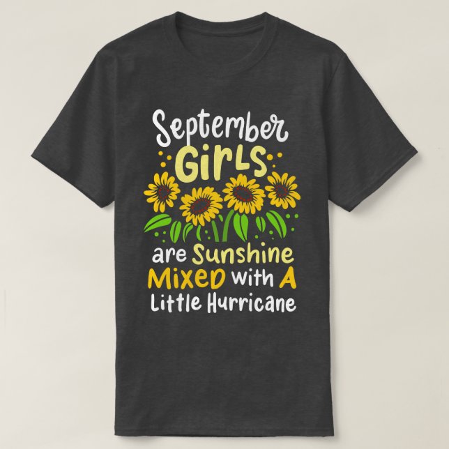 September födelsedag 1 t shirt (Design framsida)