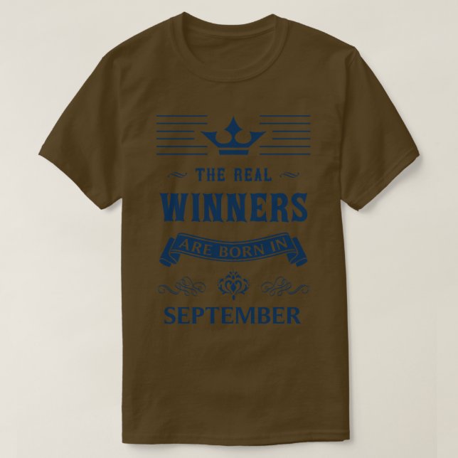 September-födelsedagen T Shirt (Design framsida)