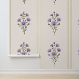 September Födelsedagsblomma Tapet, Aster