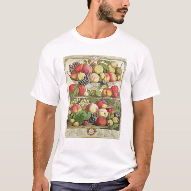 September från 'tolv månader av frukter t shirt (Framsida)