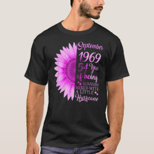 September Girl 1969 54 Birthday 54 Years T Shirt