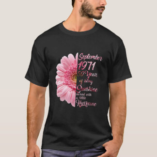 September Girl 1971 T 50 Years 50th Birthday Shirt