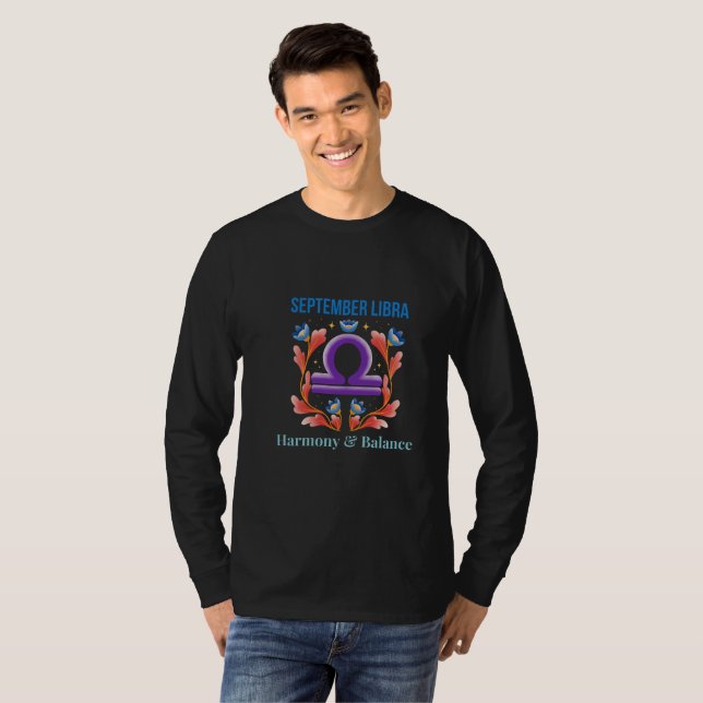 September Libra: Hormone & Balance T Shirt (Hel framsida)
