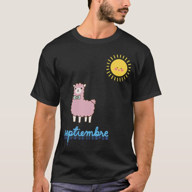 September med lama t shirt (Framsida)