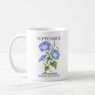 September Morgongloria Födelsedagsblomma Kaffemugg