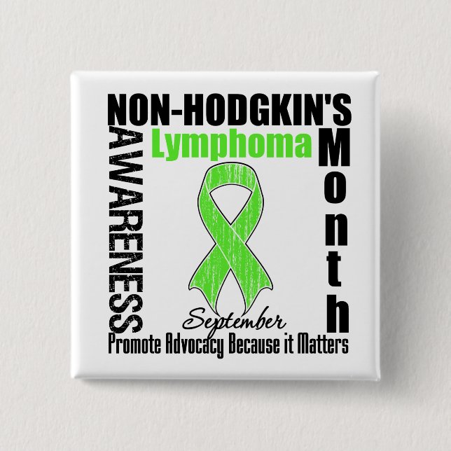 September Non Hodgkins lymphoma Awareness Month Knapp (Framsida)