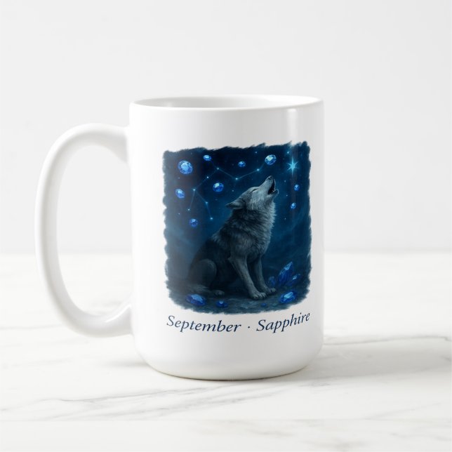 September Sapphire - Celestial Varg Kaffemugg (Vänster)