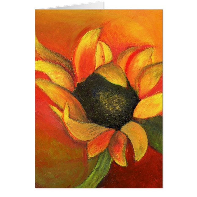 September solros 2011 hälsningskort (Framsidan)