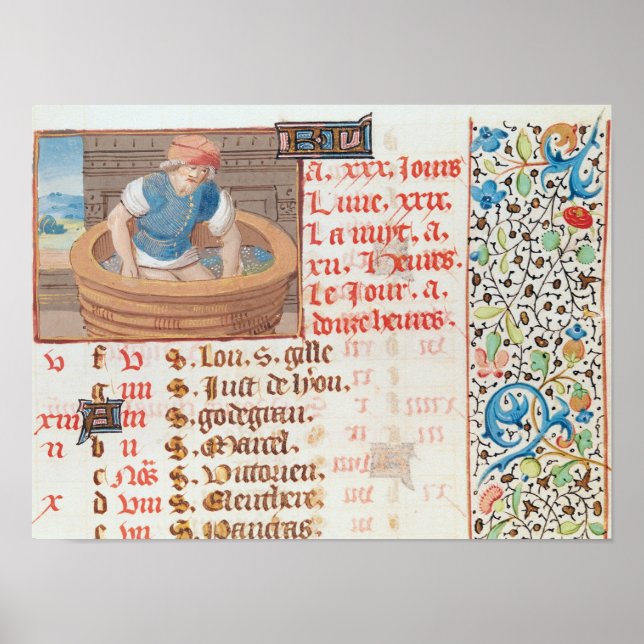 September: Trampling Graps Poster (Framsidan)