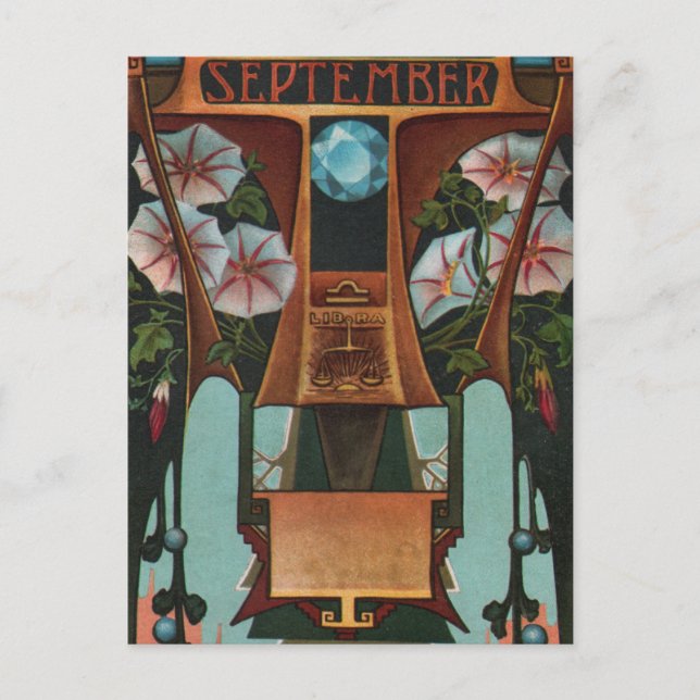 September - Vågen Vykort (Framsida)