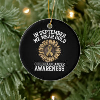 September Vi Bär Guld Medvetenhet Om Barncancer