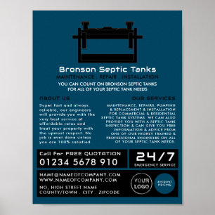 Septic Tank, Septic Company, Septic Ingenjör Poster