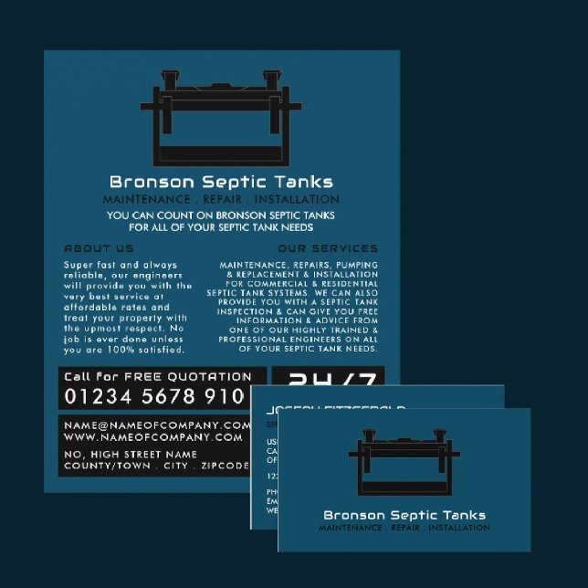 Septic Tank, Septic Company, Septic Ingenjör Reklamblad (Skapare uppladdad)