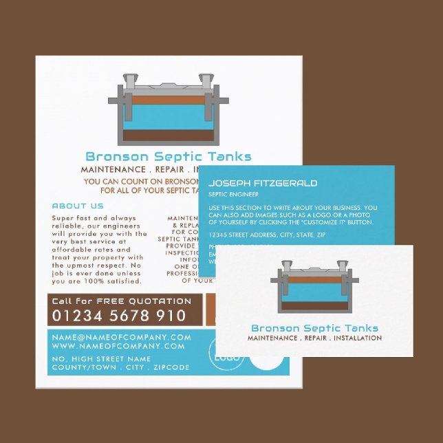 Septic Tank, Septic Company, Septic Ingenjör Reklamblad (Skapare uppladdad)