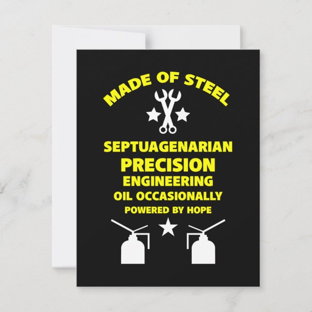 Septuagenariska födelsedag (Framsida)