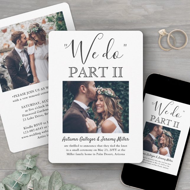 Sequel Bröllop 2 - fotopatecken - enkelt skript -  Inbjudningar (Skapare uppladdad)