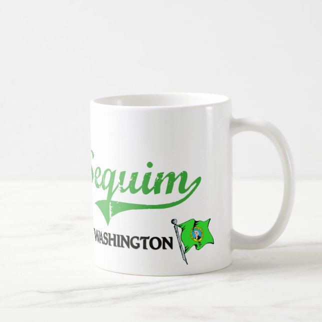 Sequim Washington stadsklassiker Kaffemugg (Höger)