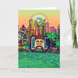 Sequin Art Birthday Card Sequin Harbour Roligt P Kort
