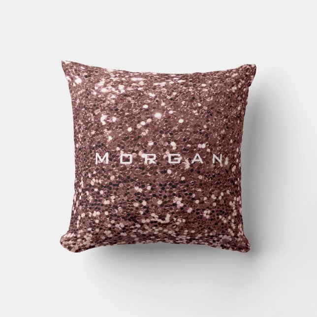 Sequin Brown Skin Powder Ro Kudde (Framsida)